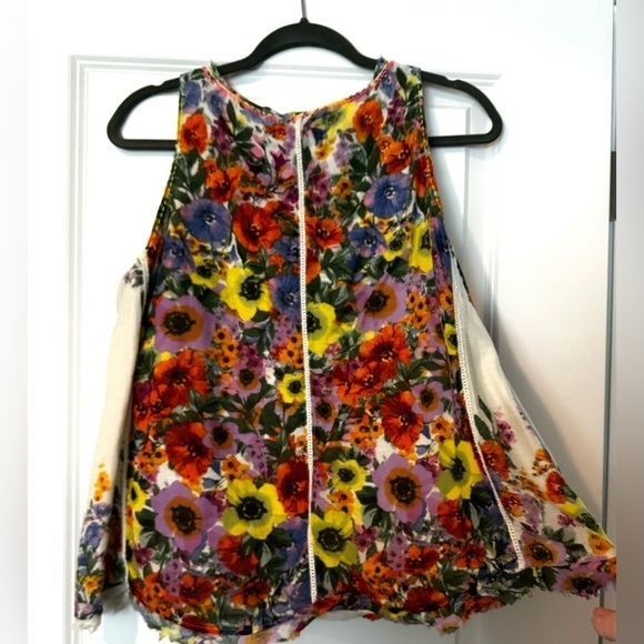 Raga Boho Floral Tassel Tank top - Picture 5 of 7